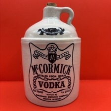 VTG McCormick Vodka 4/5 Quart Pioneer Jug - Weston, Missouri - Empty w/ Cork picture