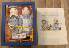 Sterling & Camille Raggedy Ann & Andy Nutcracker LE 484/4000 2003 New w/ Bag picture