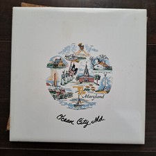 Ocean City, Maryland MD ||| Vintage Designer Ceramic Tile by H & R Johnson Ltd. picture