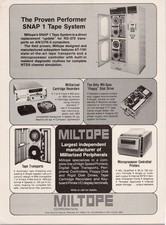Miltope SNAP 1 Tape System Military Computer Vintage 1980s Magazine Ad picture