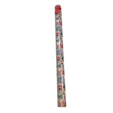 Vintage 1997 Coca-Cola Polar Bear Christmas Wrapping Paper 50 Sq Ft Gift Wrap picture