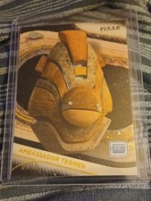 Ambassador Tegmen Black Mini Diamond 2025 Topps Disney Chrome FIRST PRINT 1/10 picture
