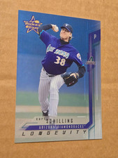 2001 LEAF ROOKIES AND STARS #38 CURT SCHILLING LONGEVITY #29/50 picture