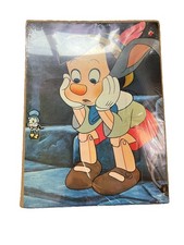 RARE Vintage Disney Pinocchio Jiminy Cricket Poster 18x24 Sealed 7002 NOS picture
