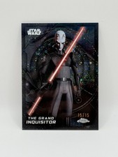 2026 Topps Chrome Star Wars The Grand Inquisitor Galaxy Refractor 15/15 #199 picture