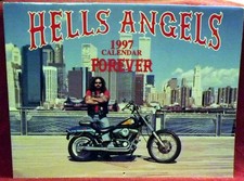 HELLS ANGELS FOREVER ORIGINAL COLLECTOR CALENDAR VINTAGE 1997 (NOS) picture