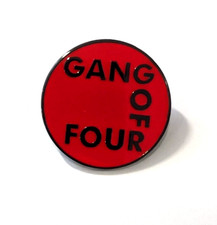 Gang of Four - Post-Punk - Mekons - Entertainment - Solid Gold Enamel Lapel Pin picture