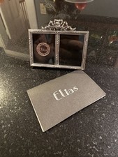 VTG 1983 Elias Artmetal Victorian Mini Sterling Pewter Double Picture Frame picture