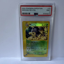 Pokemon TCG Weezing 70/165 Expedition Reverse Holo English 2002 PSA 9 picture
