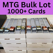 MAGIC THE GATHERING COLLECTION 1000 UNSORTED BULK MTG JOB LOT CARDS - MTG BUNDLE picture