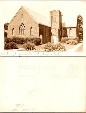 Vintage Churches Postcard Frankfort Michigan Christian Architecture picture