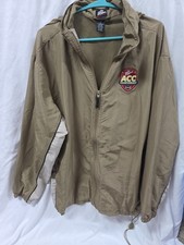 L LARGE VTG DR PEPPER ACC CHAMPIONSHIP ABC FOOTBALL HOODED MICROFIBER JACKET picture