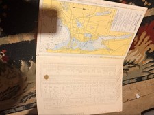 Vintage 1968 Nautical Chart Folder Watch Hill-New Haven Long Island 1st Ed picture