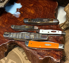 Case XX Lot of 5 Pocketknives Bone/Synthetic Handles picture