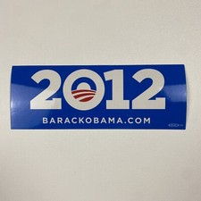 Barack Obama Official 2012 President Campaign Bumper Sticker picture