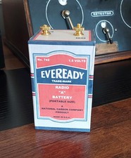 Vintage A Battery replica/reproduction, No. 742, refillable, antique tube radio picture