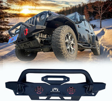 Steel Front Bumper Copatible for Jeep Wrangler 2007-2028 & Gladiator 2020-2028 | picture