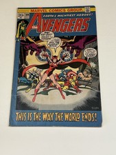 The Avengers #104 This Is The Way The World Ends Scarlett Witch Marvel 1972 VG+ picture