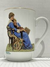 Bedtime Cup Norman Rockwell Museum Porcelain  1986 Vintage picture