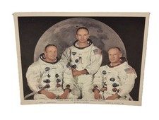 Apollo 11 Prime Crew 8x10 Portrait Moon Landing Congressman Fulton Inscription picture