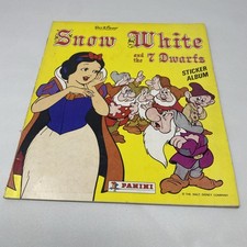 1980 Panini Walt Disney Snow White & 7 Dwarfs Sticker Book Brand New Unused picture