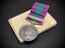 General Service Medal Malaya King’s Own Yorkshire Light Inf With Box 1949-52 picture