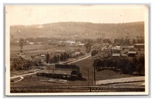 RPPC ~ WEST VALLEY NY ~ Birdseye Church BR&P Railroad depot(?) Cattaraugus picture