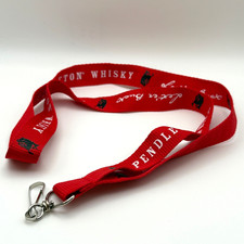 Pendleton Whisky Lanyard- “ Let’er Buck” - NWOT- Rodeo ,Bull Riding, Clip Red picture