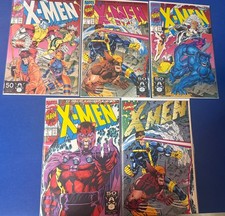 X-Men #1 Cover Variants A-E Complete Set (Marvel, 1991) High Grade, NM+ Jim Lee picture