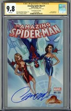 AMAZING SPIDER-MAN #1 CGC 9.8 SS SIGNED J. SCOTT CAMPBELL VARIANT EDITION RARE picture