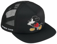 Supreme Disney Number Nine Mickey Mouse Mesh Back 5-Panel Trucker Cap Black OS picture