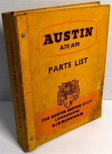 Austin A70 & A90 Factory Parts List - Manual Dec 1959 AKD1086 *GOOD+* picture