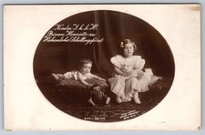 1913 RPPC Princess Henriette Hohenlohe-Schillingsfürst Children Vienna Portrait picture