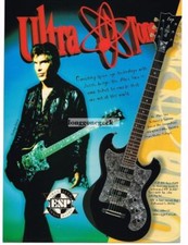 1996 ESP Ultra Tone Electric Guitar GEORGE LYNCH Vintage Print Ad  picture