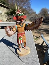 Red Tail Hawk 13” Hopi Kachina Katsina Doll Palakwai Signed By Unknown Artist picture