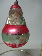 Old Germany Christmas Ornament - Santa Claus on Ball picture