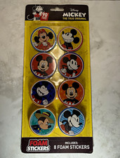 Peachtree Playthings Disney Mickey Mouse True Original 2019 8 Foam Stickers picture