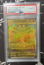 Pokémon TCG Mega Lucario EX Mega Evolution 188/132 Gold Rare PSA 10 picture