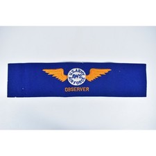 Vintage WWII U.S. Army Airforce AWA Observer Felt Armband picture