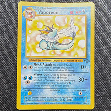 Pokemon TCG Vaporeon Jungle Set 28/64 1999 Wizards English LP picture