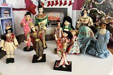 Collectible Lot Of Antique dolls From Around The World Asia, Greece, Japan More picture