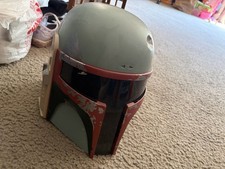 Star Wars Mandalorian Boba Fett Helmet 2009 LFL Hasbro TESTED & WORKING picture