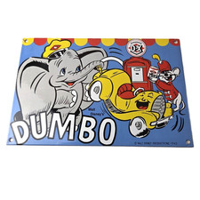 Vintage DX Diamond Dumbo Sign - Gasoline Pump Plate Porcelain Service Sign picture