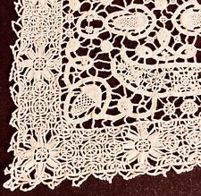 Italian Needlepoint =  6 Vintage Antique Handmade Lace Placemats  TT693 picture