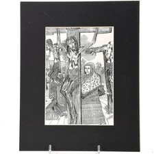 DRAWING OF THE CRUCIFIXION OF CHRIST picture