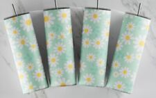 1pc New Stainless 20oz Retro Daisy Flowers Tumbler Cup picture