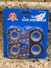 Looney Tunes TAZ Tasmanian Devil Paper Tape 4 Pack RARE NEW VTG 1999 picture