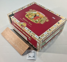 Vintage Romeo y Julieta Reserva Real E-J 51357 Empty Cigar Box w/ Display Stand picture