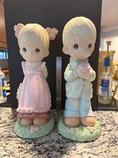 Precious Moments Outdoor Garden Statue Nativity Angel Snowman Rabbit picture