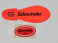 Vintage '68-'69 Sidewinder Tire, Advertising Wall/Window Sticker Set - RARE Adv. picture